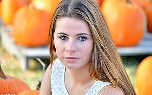 Dress-wearing beauty bends over to show off her juicy pussy BIG TIME